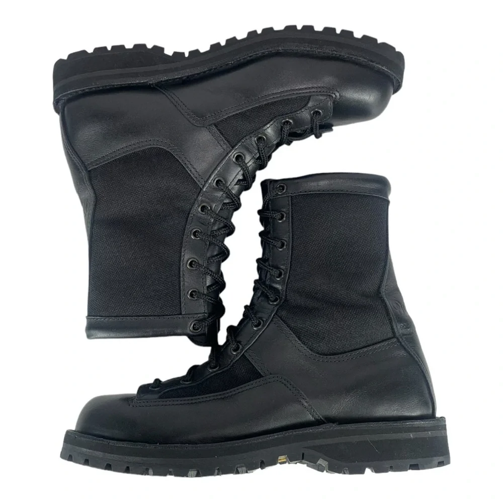 Danner Men 8D Gore‎ Tex 200g Insulated Black Leather Vibram USA Combat Boots